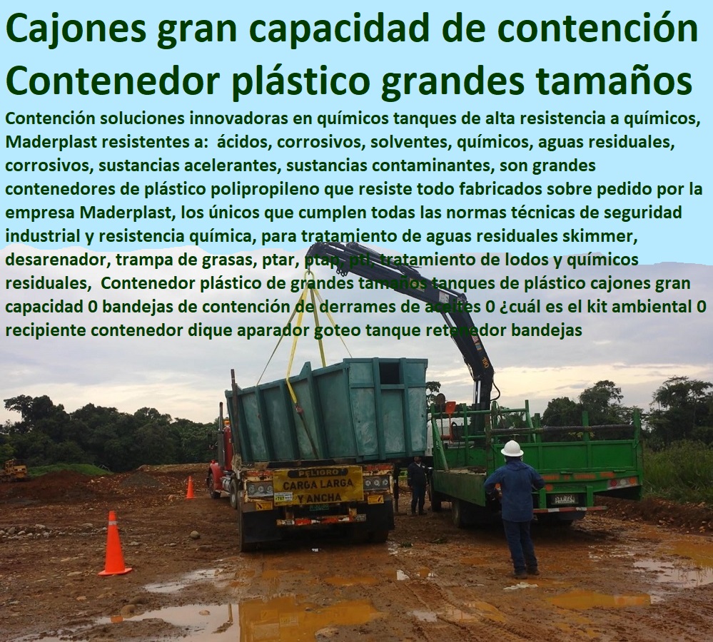 Contenedor plástico de grandes tamaños tanques de plástico cajones gran capacidad 0 bandejas de contención de derrames de aceites 0 ¿cuál es el kit ambiental 0 recipiente contenedor dique aparador goteo tanque retenedor bandejas Contenedor plástico de grandes tamaños tanques de plástico cajones gran capacidad 0 bandejas de contención de derrames de aceites 0 ¿cuál es el kit ambiental 0 recipiente contenedor dique aparador goteo tanque retenedor bandejas